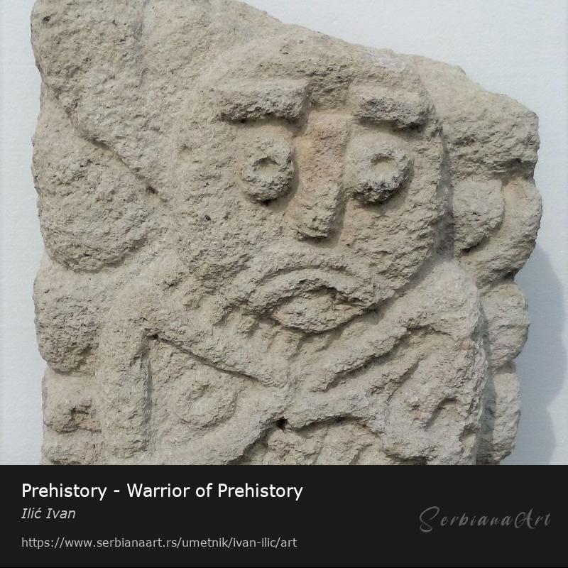 Prehistory - Warrior of Prehistory, Sculpture/Stone, Ilić Ivan