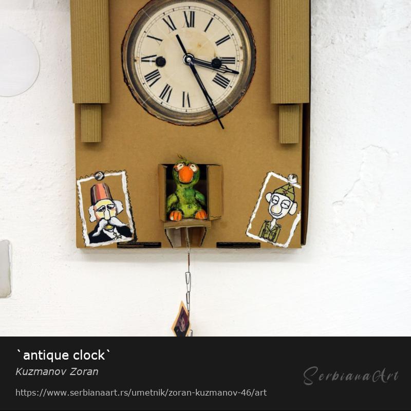`antique clock`, Creative Handicraft/Canvas, Kuzmanov Zoran