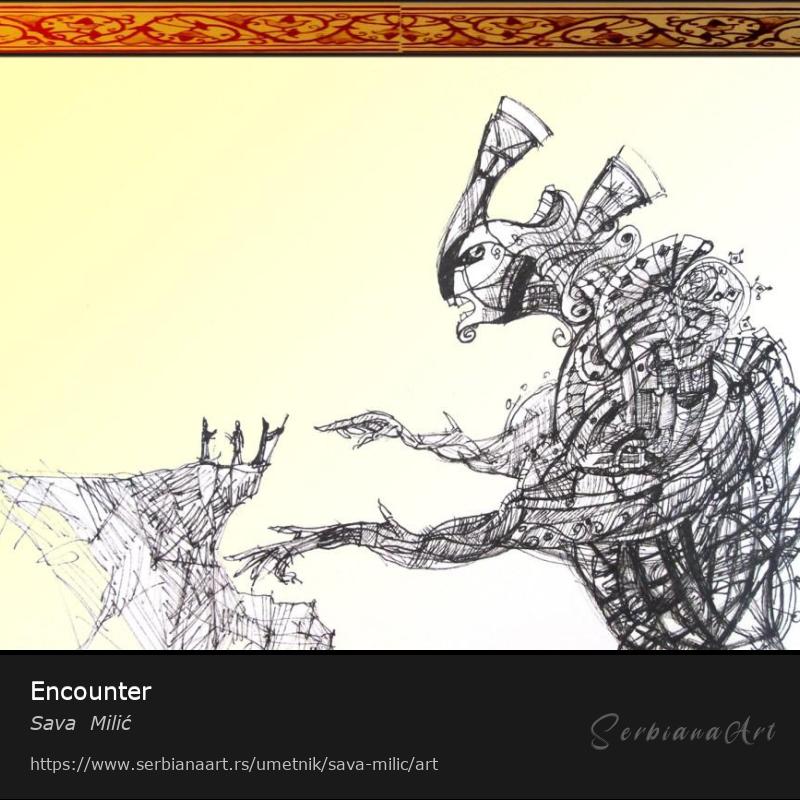 Encounter, Digital Art/Paper, Sava  Milić