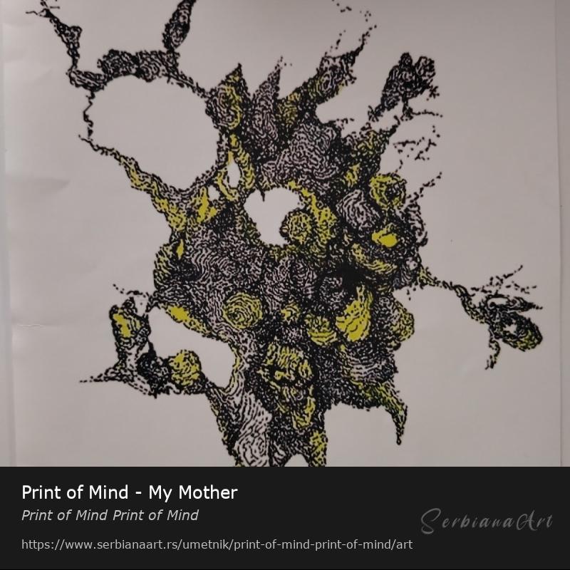 Print of Mind - My Mother, Creative Handicraft/Paper, Print of Mind Print of Mind