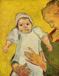 Augustine Roulin with her infant