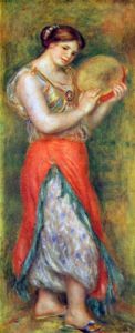 Dancer with tamborine