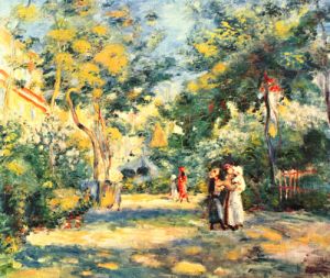 Figures in the garden