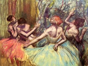 Four dancers behind the scenes (2)