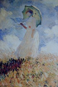 Lady with umbrella