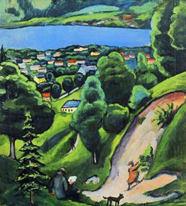 Landscape at the Tegersee