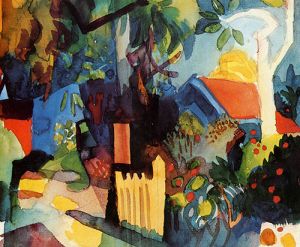 Landscape with trees