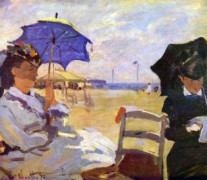 On the beach at Trouville