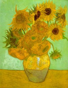 Twelve Sunflowers