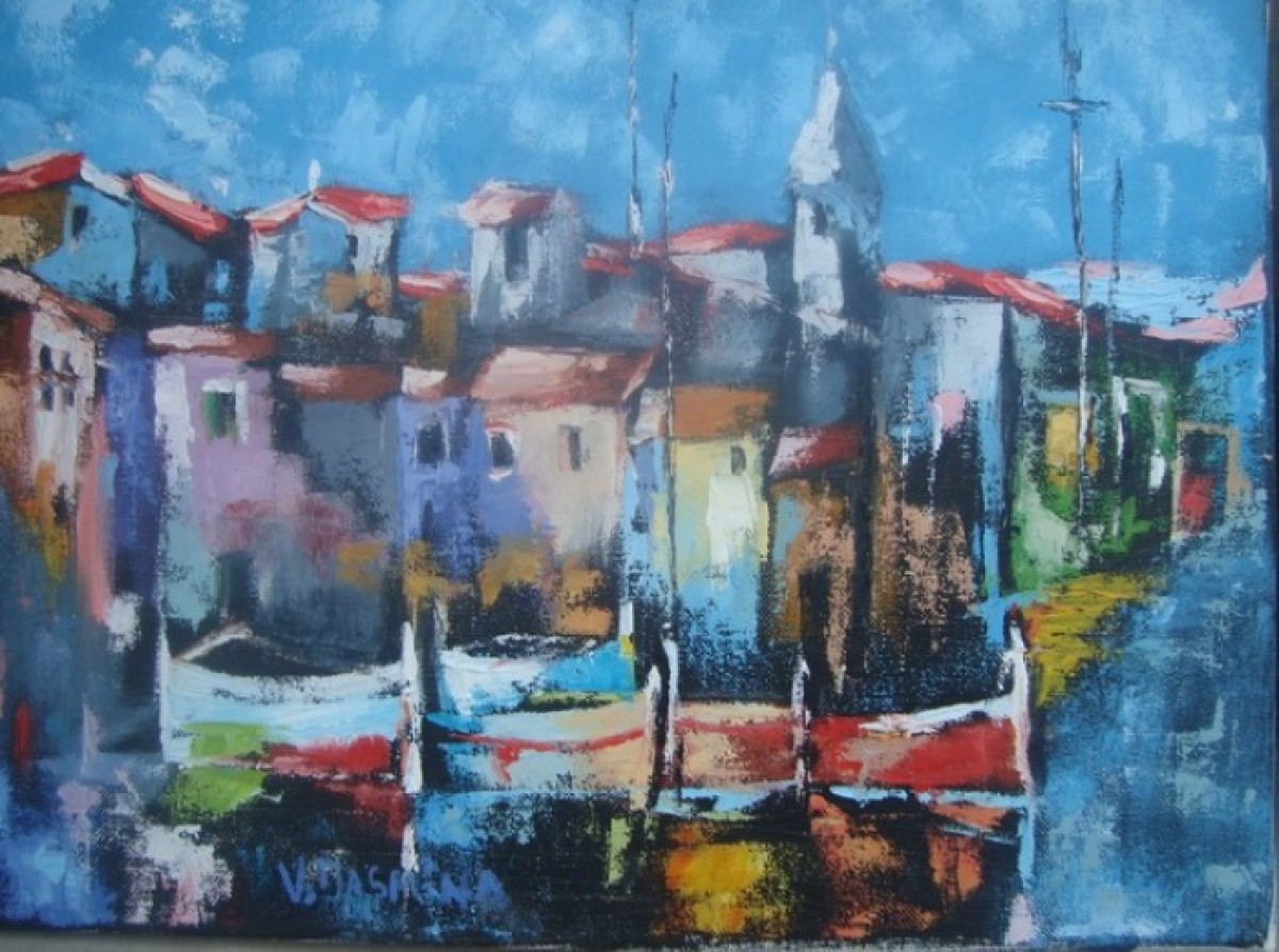 a small town on the sea