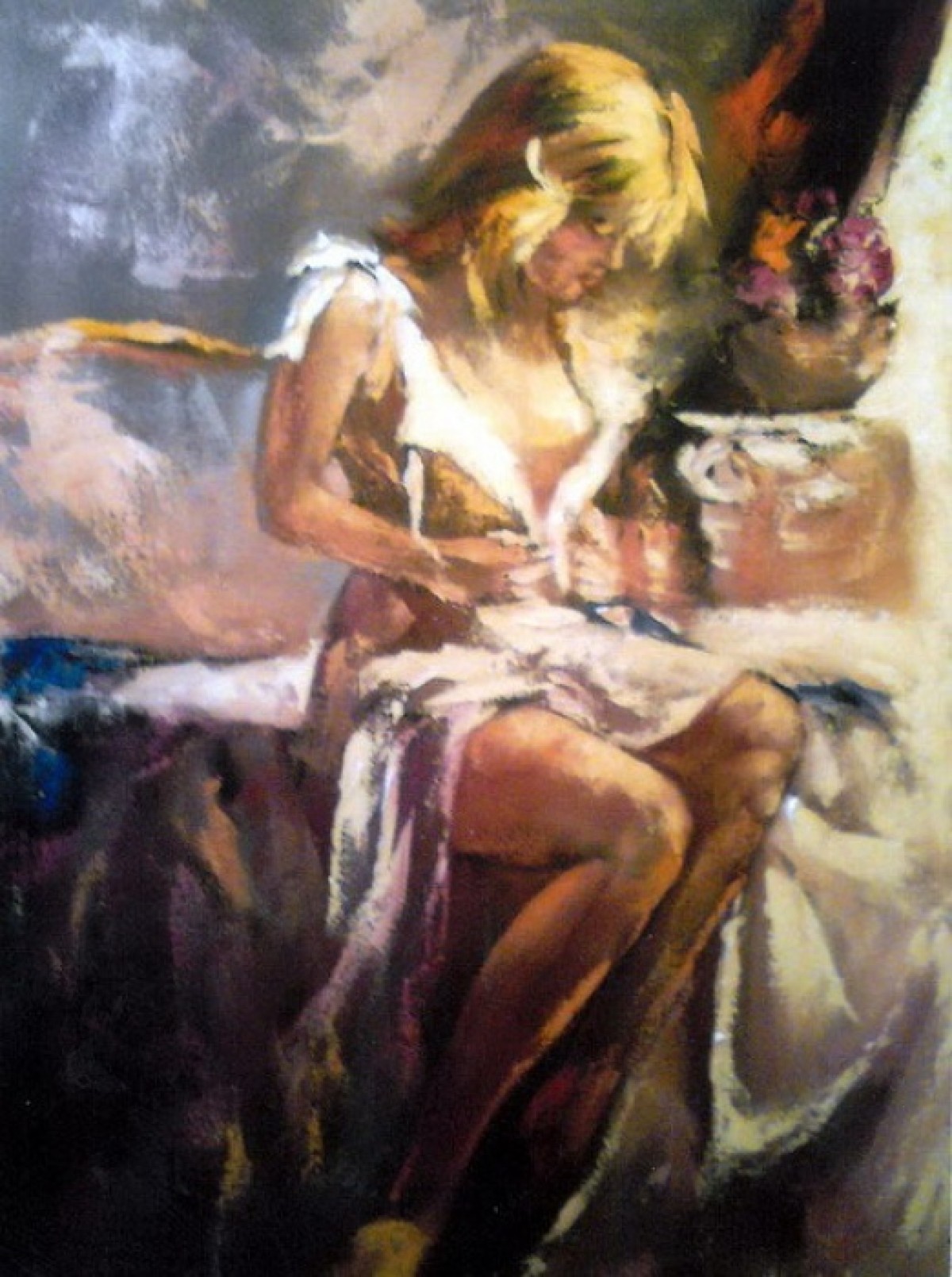 girl after sleep