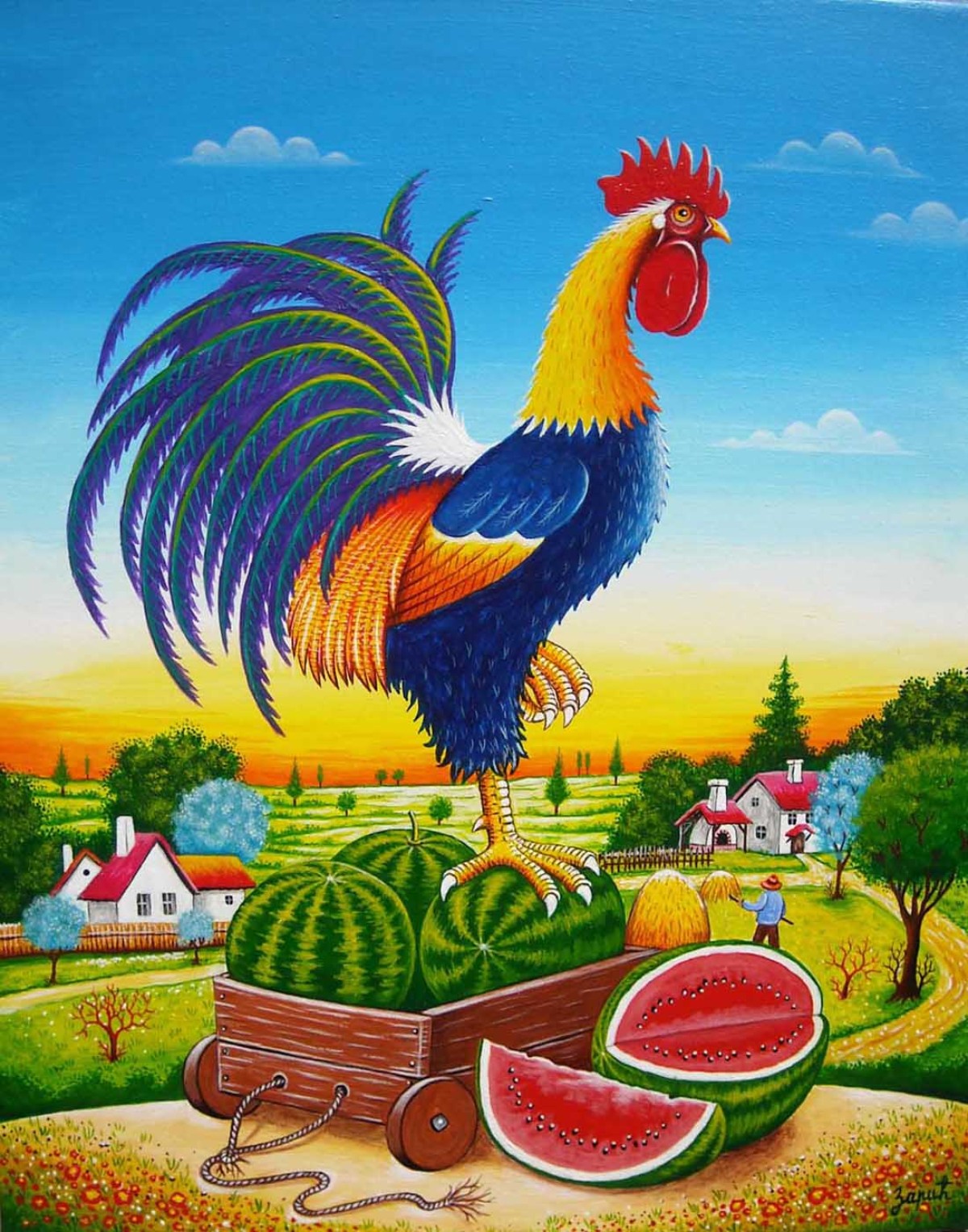 Rooster melon 1