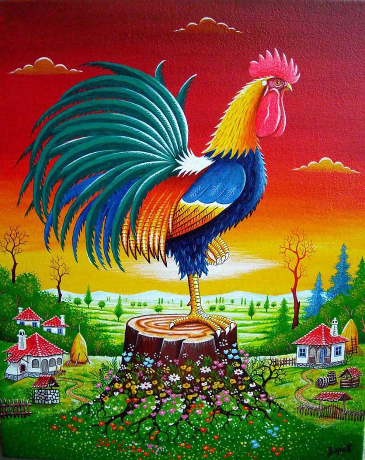 Serbian rooster