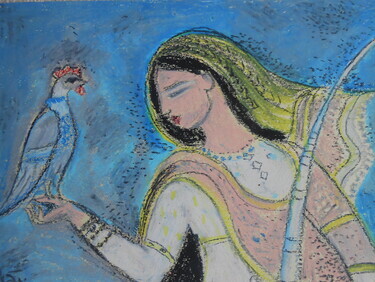 Devojka sa pticom, autor Polovina Biljana