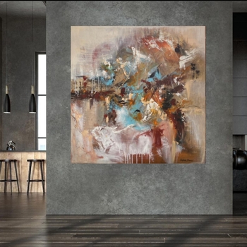 The Colors of Our Sky-2, painting Djordjevic Snezana