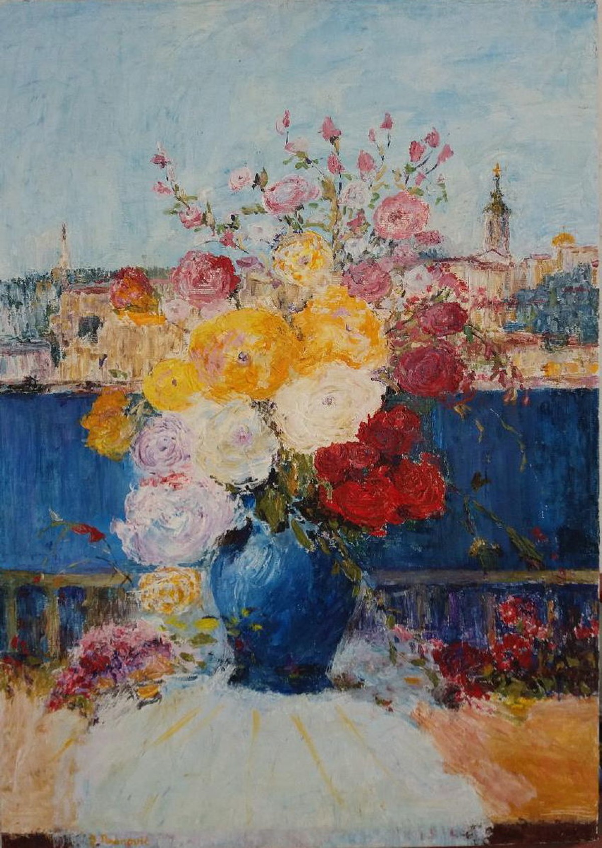 Flowers and Belgrade