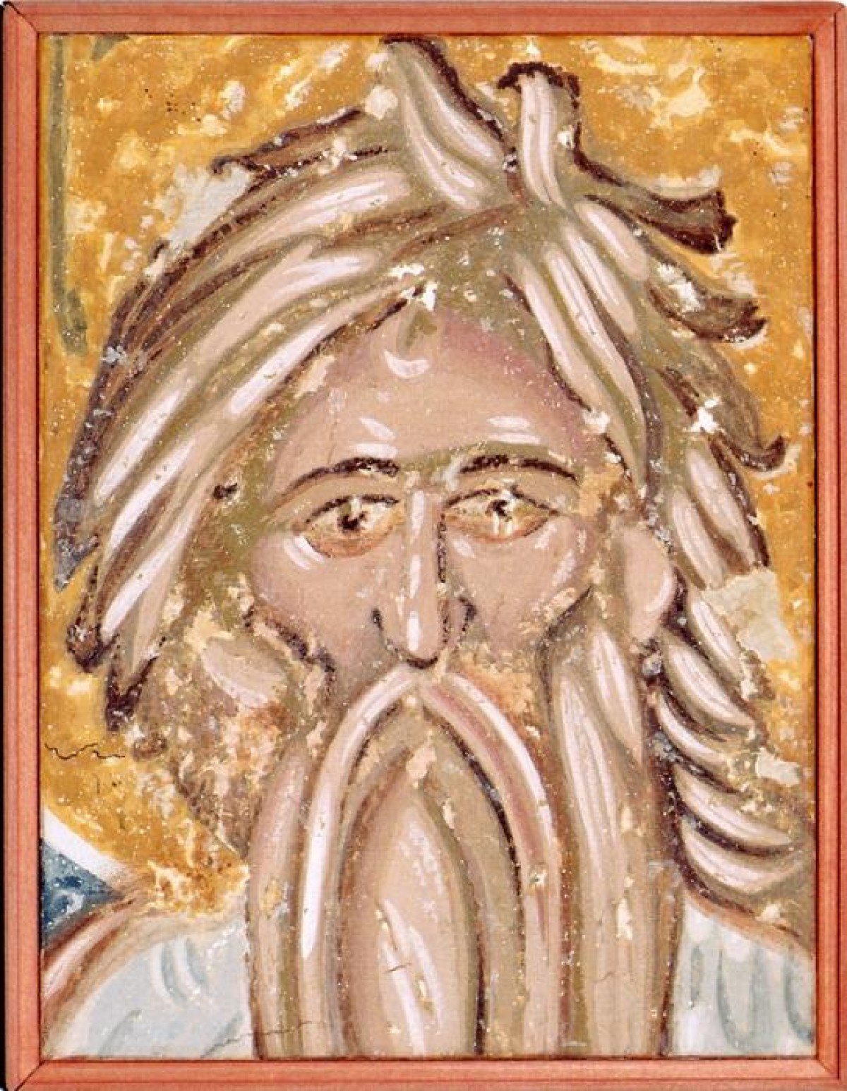 Serbia, Koporin, St.Macarius the Roman, detail, copy of the fresco