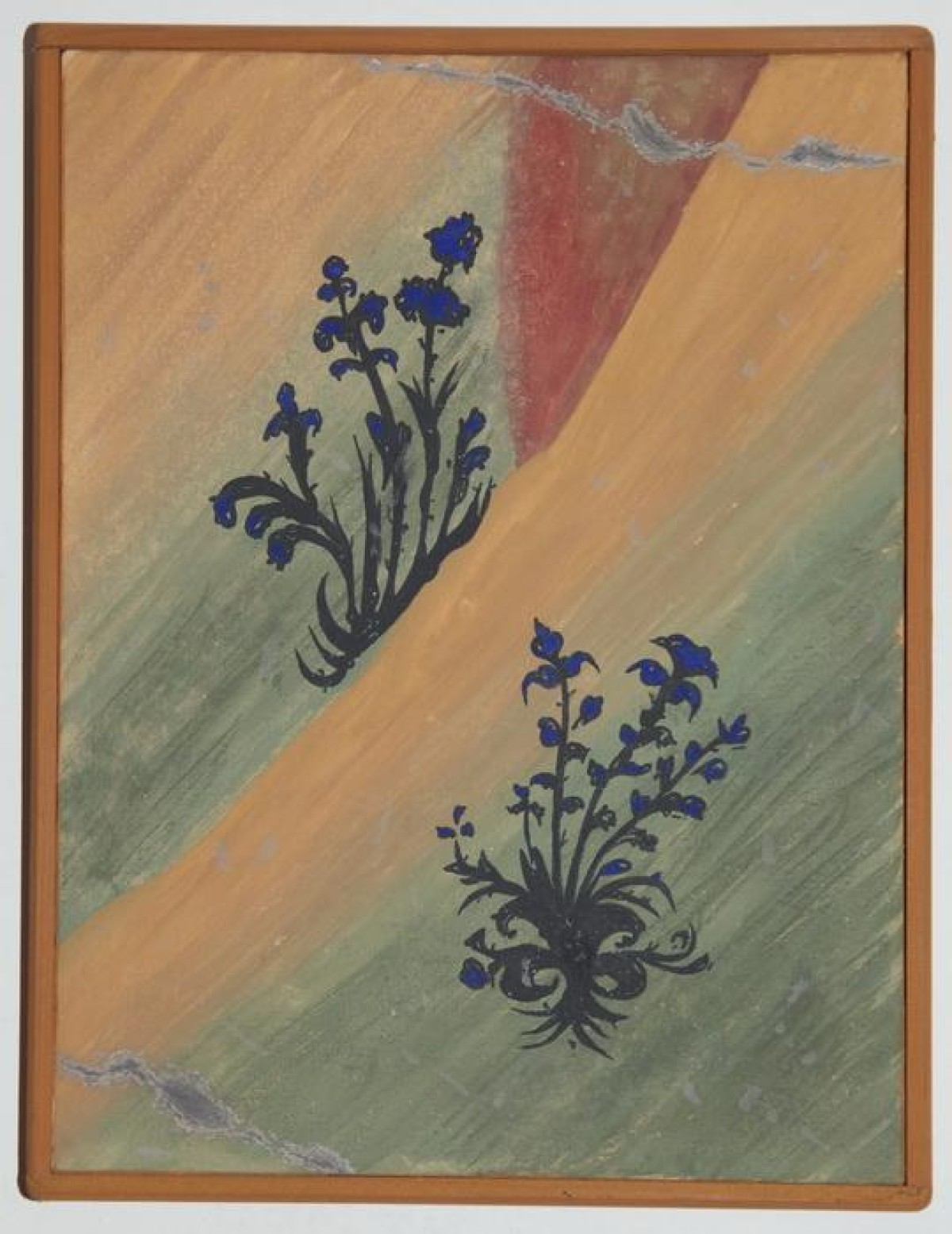 Serbia, Bogorodica Ljeviska, Paradise flowers, copy of the fresco