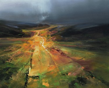 Agartha - In the Light Beneath the Shadow - 6, painting Grozdanovski Ivan