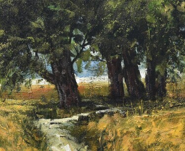 " Summer path ", painting Grozdanovski Ivan