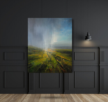 The secret of the green valley - 13, painting Grozdanovski Ivan