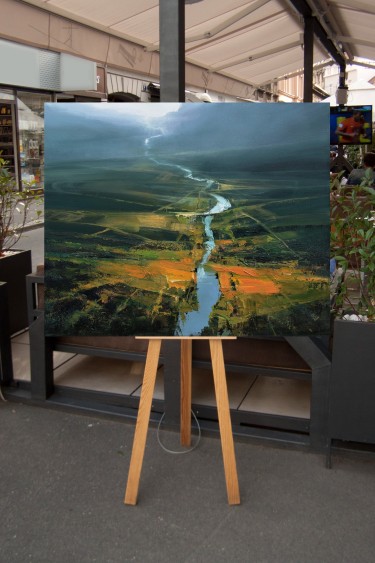 The secret of the green valley - 15, painting Grozdanovski Ivan