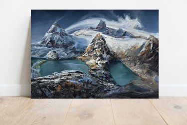 Agartha - On the path to Valhalla -7, painting Grozdanovski Ivan