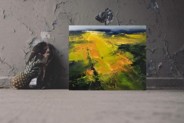 The secret of the green valley - 14, painting Grozdanovski Ivan