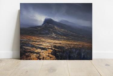 Agartha - The wasteland , a land of lost borders 2, painting Grozdanovski Ivan
