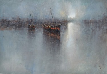 Harbor of destroyed dreams - Always Beside You, painting Grozdanovski Ivan