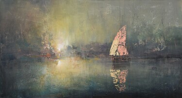 " Harbor of destroyed dreams - Wisdom of a New Day ", painting Grozdanovski Ivan