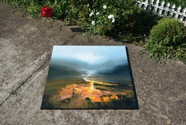 " Agartha - In the Light Beneath the Shadow 4 ", painting Grozdanovski Ivan