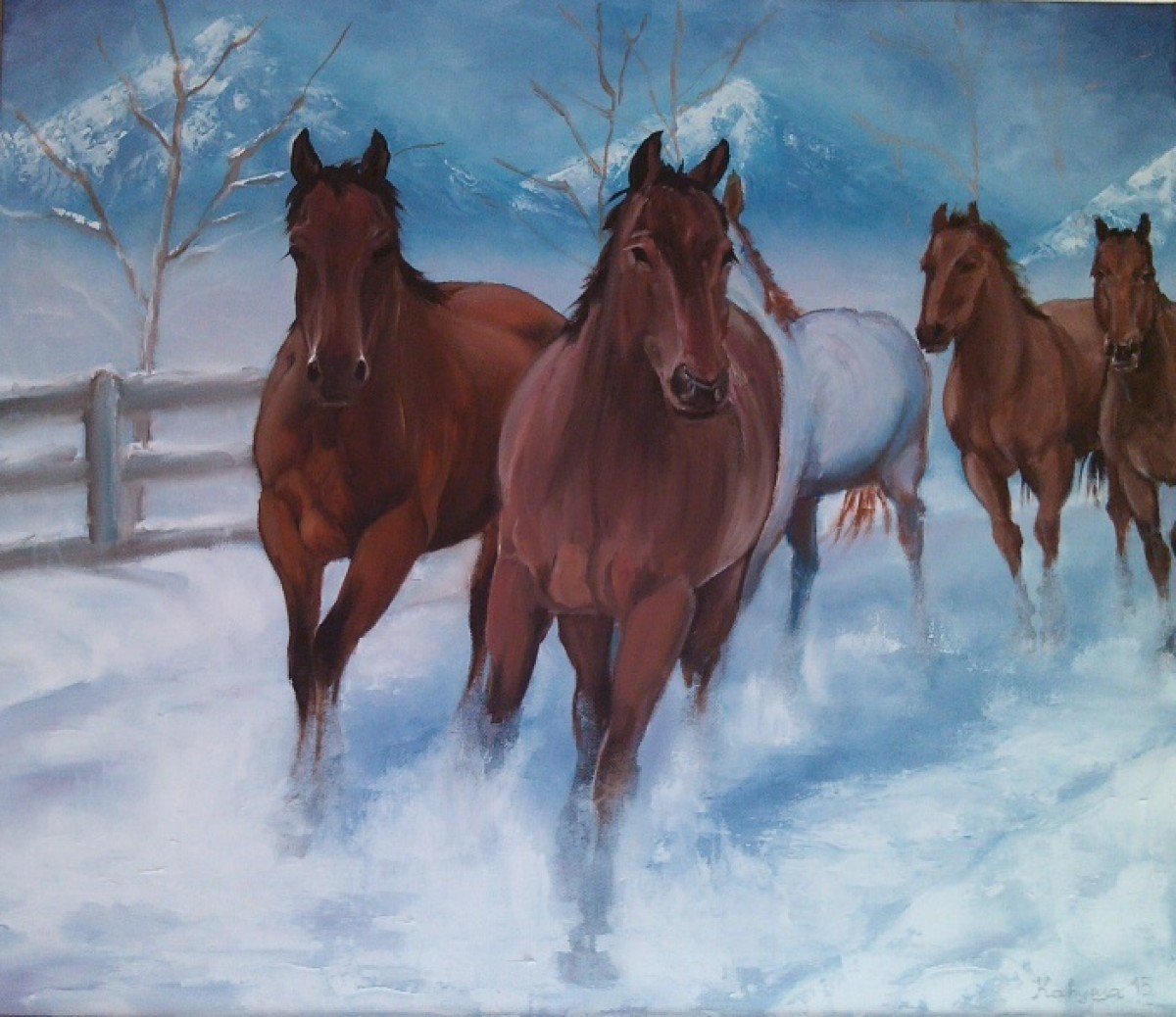 Horses on the run 1