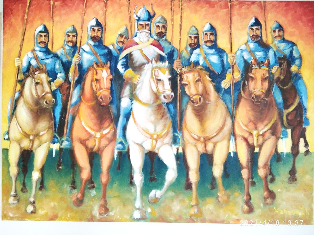 Jug Bogdan and nine Jugovica are going to battle in Kosovo