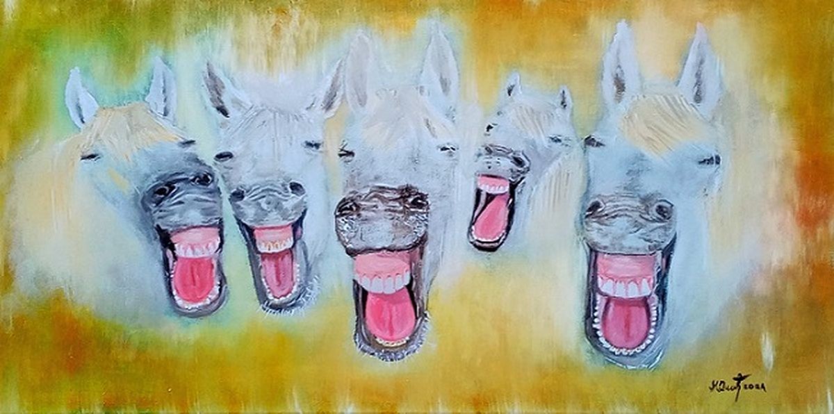 they laugh....