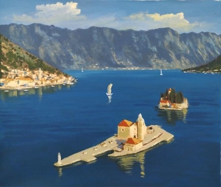 Perast with islands