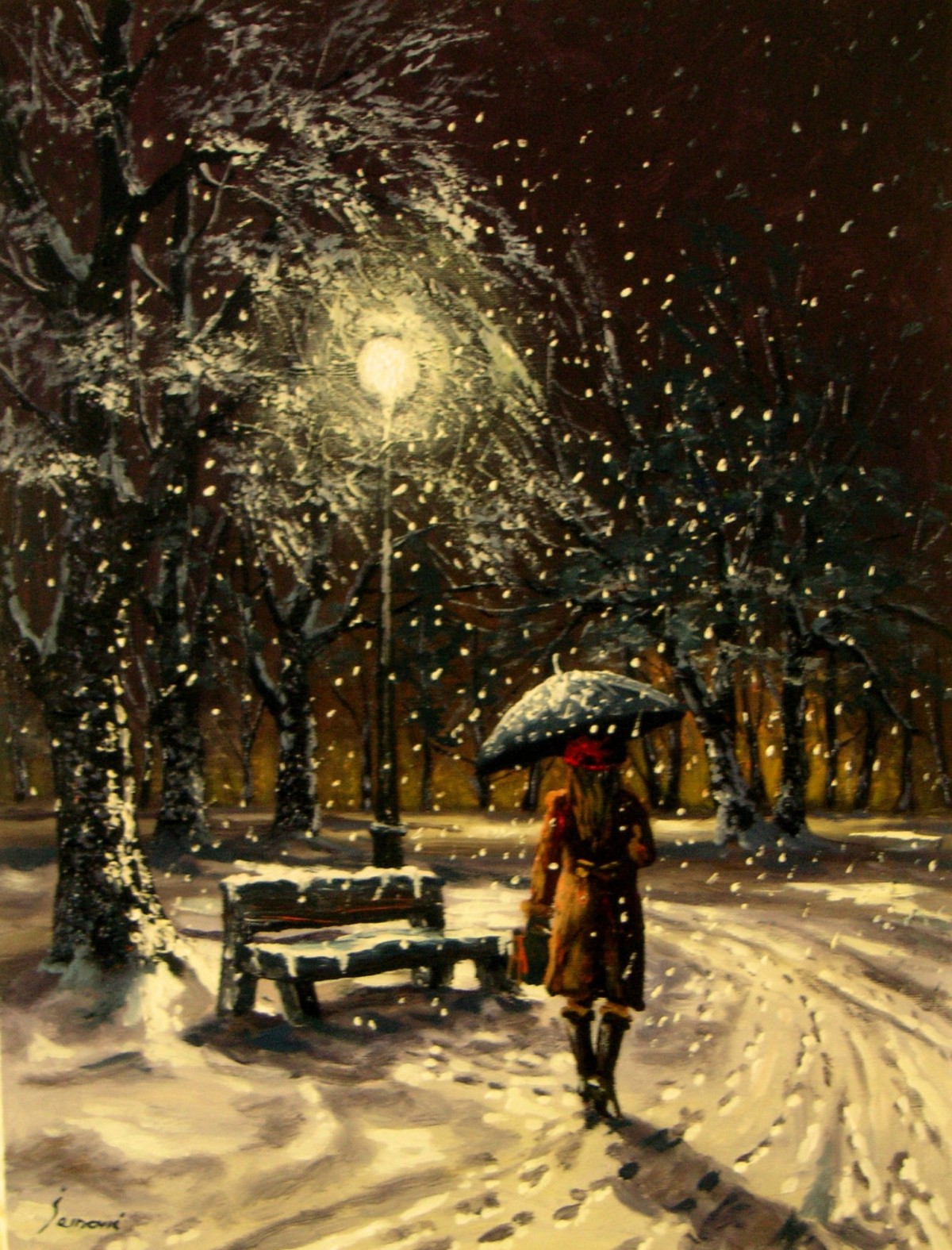 Winter evening
