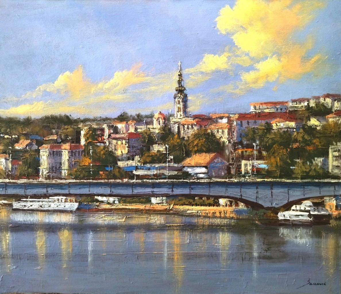 The Branko bridge  Belgrade