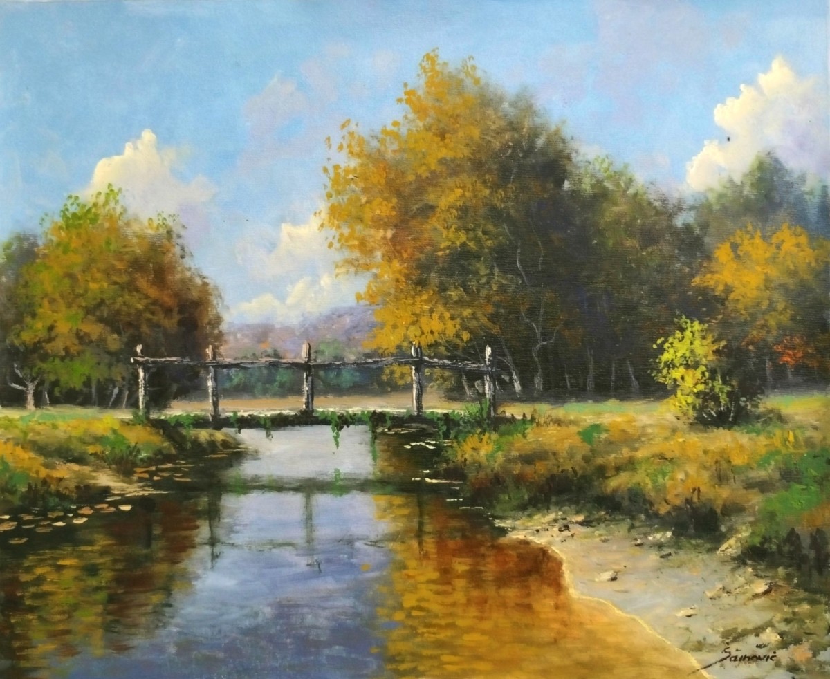 Wooden bridge