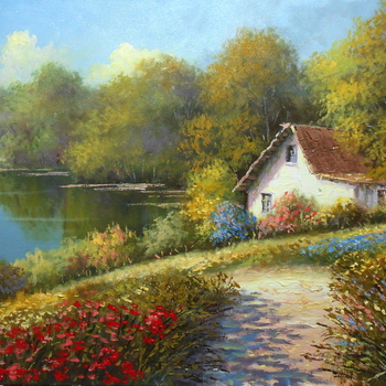 Path to the river by Borko Šainović