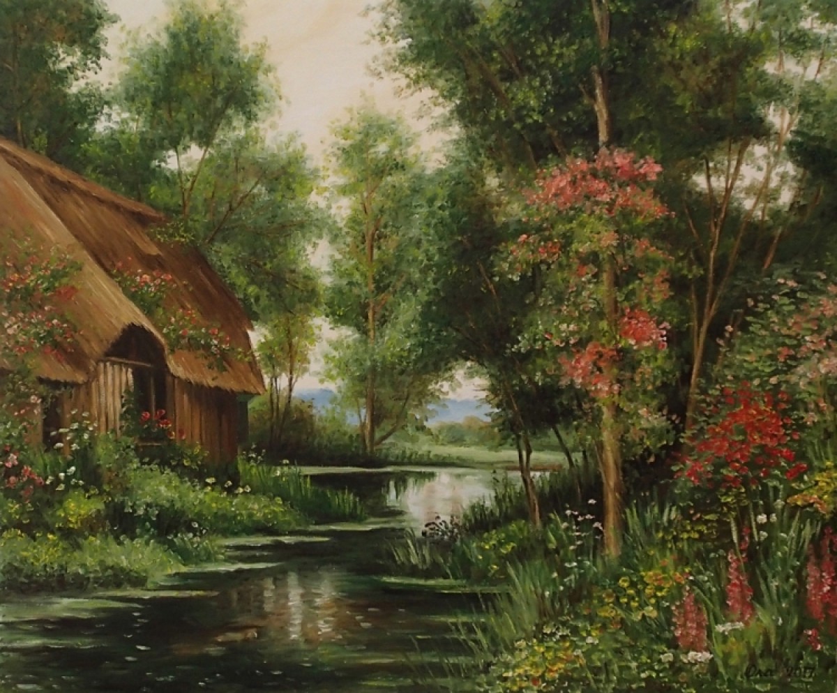 Diane`s cottage in june