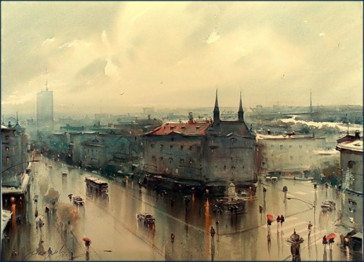Rainy Day in my town Belgrade