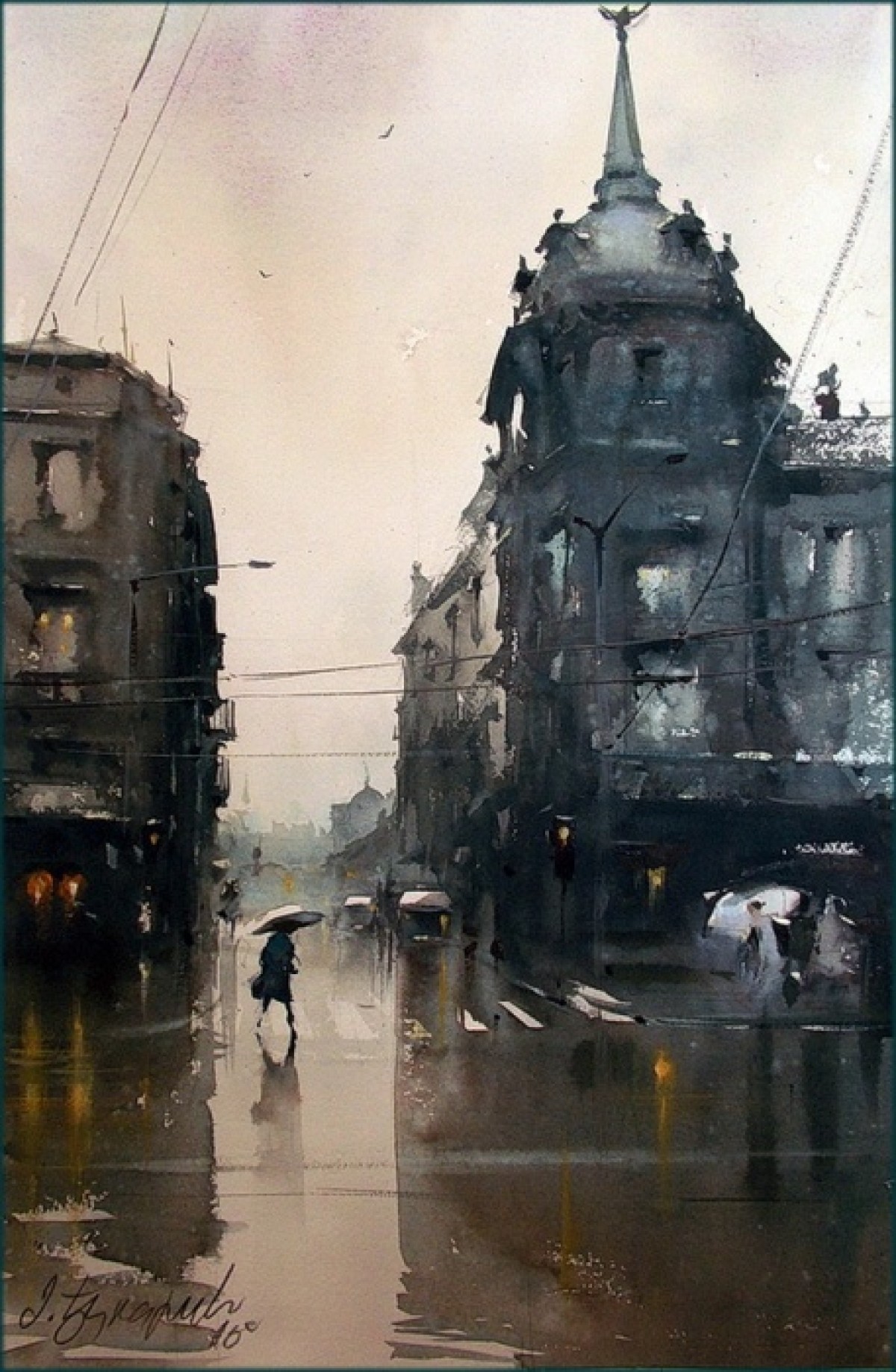 Wet streets