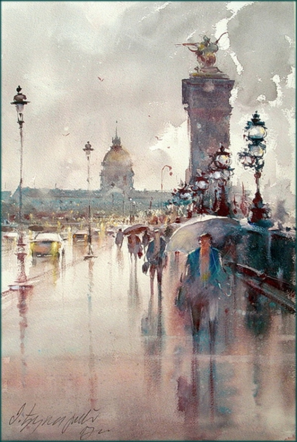 After rain, Paris