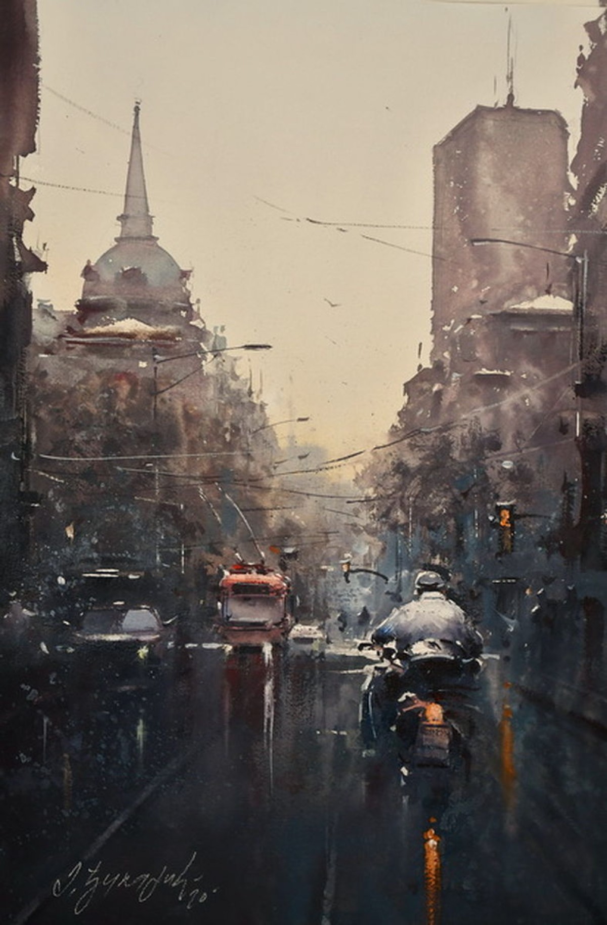 Trough the street of King Milan