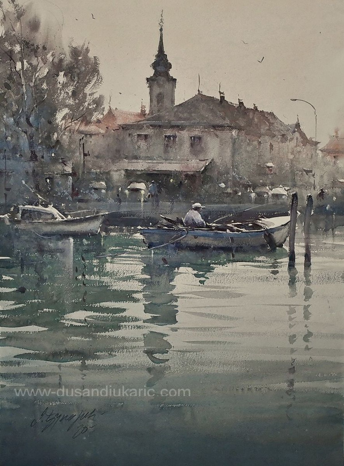 View on the Zemun quay