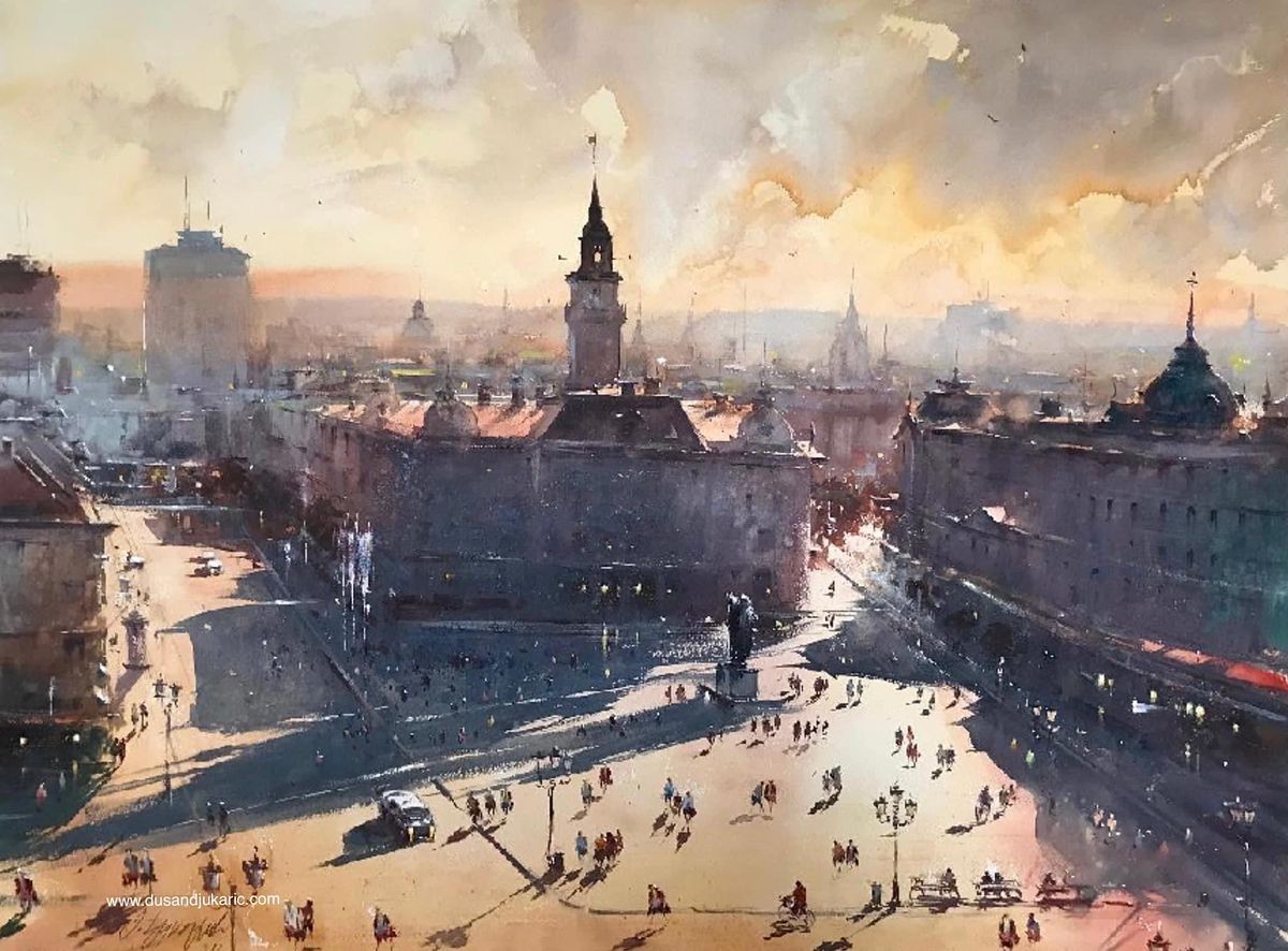 Noon at the Freedom square