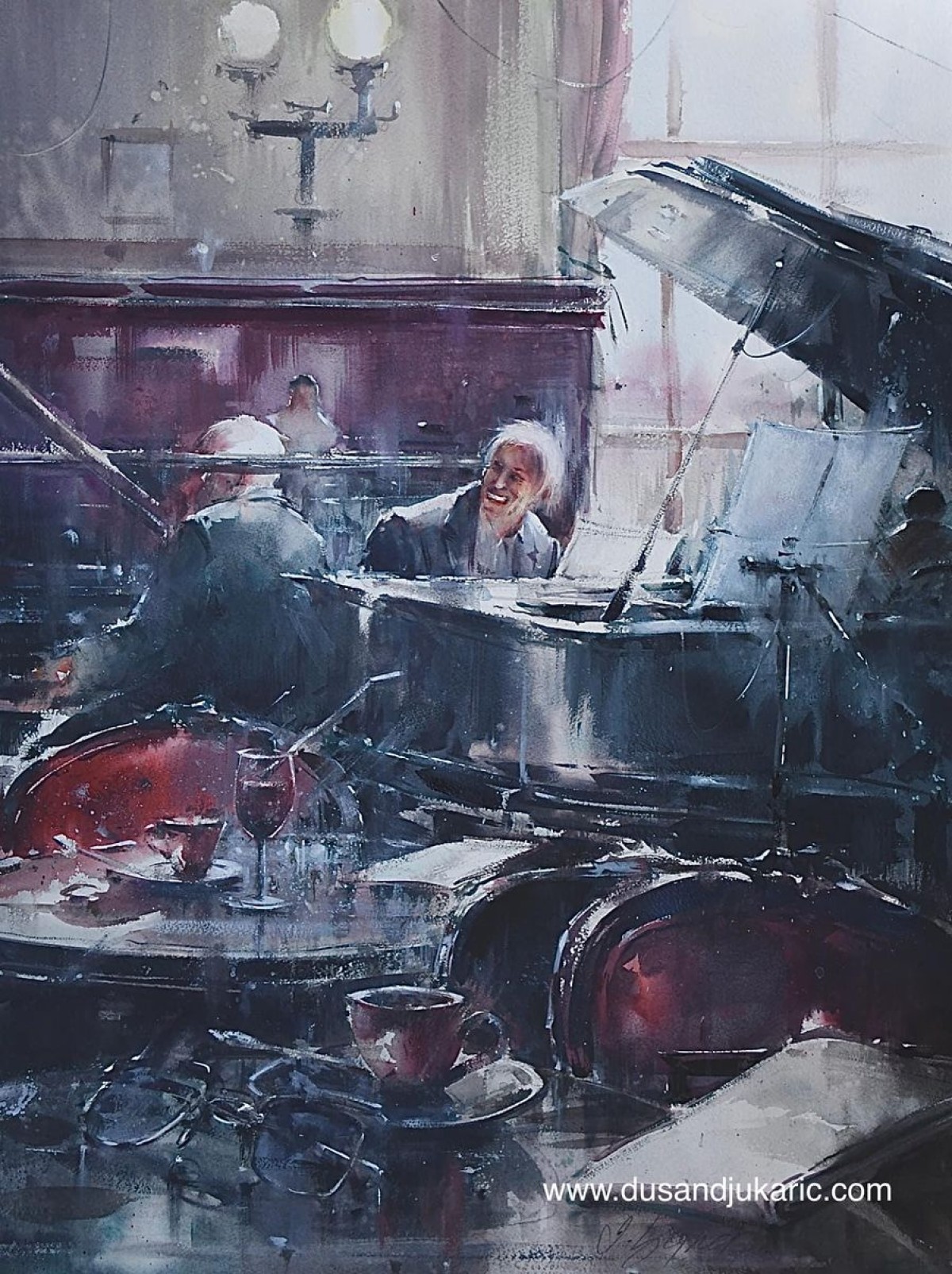 Maestro at the piano