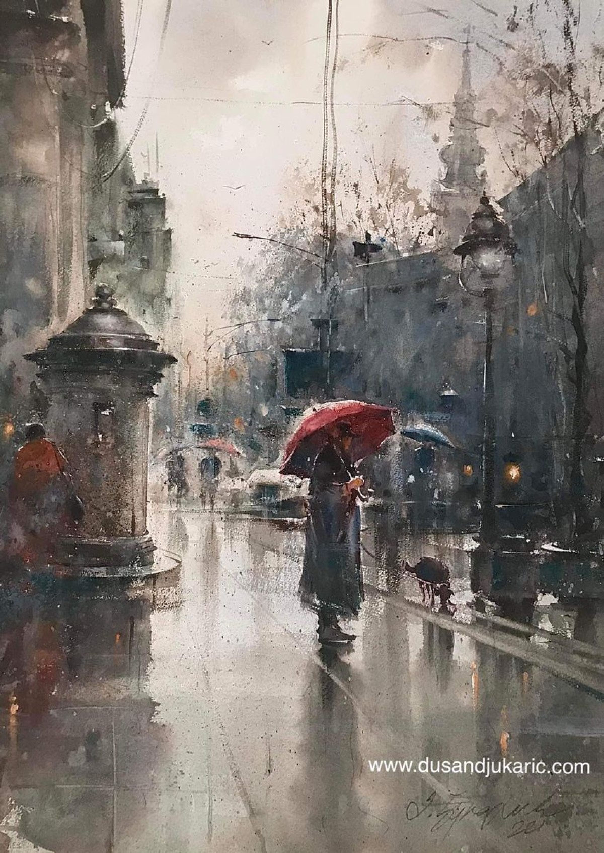 A walk in the rain