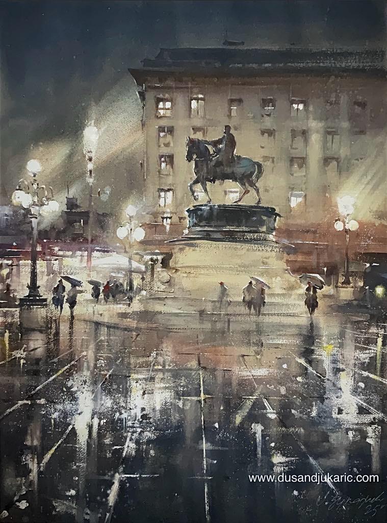 I am waiting for you in the rain